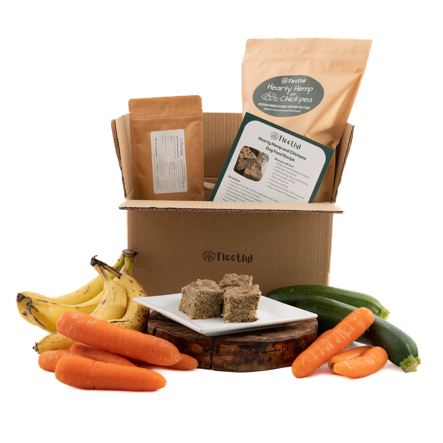 Fresh Vegan Dog Food Kit - Hearty Hemp and Chickpea